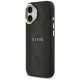 Guess dėklas iPhone 17 HC MagSafe 4G PU Stripe juodas