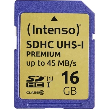 Intenso SDHC atminties kortelė 16 GB Class 10 UHS-I Premium