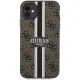 Guess dėklas iPhone 11 / XR su MagSafe, rudas