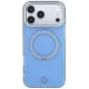 Mercedes with ring Stand and Iconic Logo MagSafe dėklas iPhone 18 Pro / 17 Pro, mėlynas
