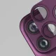 Etteri kameros apsauginis stiklas iPhone 18 Pro / 18 Pro Max, Dark Cherry