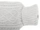 Guminė vandens šildyklė su megztinio užvalkalu 2 l, 34 x 19 cm, pilka