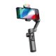 AOCHUAN Smart XE trijų ašių vaizdo stabilizatorius su RGB apšvietimu, juodas