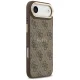 Guess 4G PU Classic Logo MagSafe dėklas iPhone 17 Air - rudas