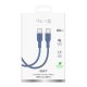 Puro ICON USB-C į USB-C laidas 1.5m, mėlynas