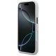 Karl Lagerfeld IML Glitter KL Diamond dėklas iPhone 17 Pro Max, sidabrinis