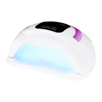 Glow S1 Dual LED UV nagų lempa 168W, rožinio aukso