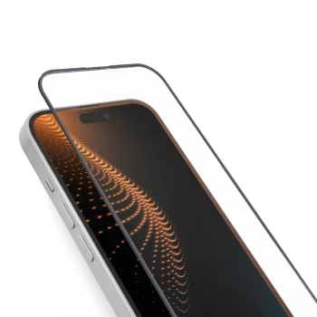 Grūdintas apsauginis stiklas SBS D3O su rėmeliu iPhone 16 Pro