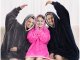 Warm Oversized Hoodie Blanket 2-in-1 Wearable Sweatshirt, Pink