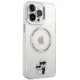 Karl Lagerfeld iPhone 13 Pro Max dėklas Iconic Karl & Choupette MagSafe, skaidrus