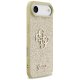 Auksinis dėklas Guess Fixed Glitter Big 4G, skirtas iPhone Air