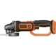 Akumuliatorinis kampinis šlifuoklis Black & Decker BCG720N-XJ, 18V, 125 mm