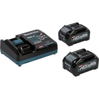 Makita 191J97-1 Power Source Kit 40V 4.0Ah 2x Battery & Charger