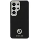 Dėklas Guess Rhinestone Round Logo MagSafe telefonui Samsung Galaxy S26 Ultra, juodas