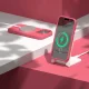 Etteri Silicone Mag dėklas Apple iPhone 13 6.1\" aviečių spalvos