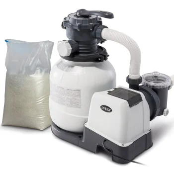 Smėlio filtravimo siurblys Intex 26646 7900 l/val. + smėlis 25 kg