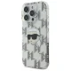 Karl Lagerfeld IML Karl Head Electroplated dėklas, skirtas iPhone 16 Pro, skaidrus