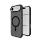 Puro Daylight MagSafe dėklas iPhone 17 Air telefonui, pusiau skaidrus juodas
