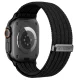 Tech-Protect Nylon Sport dirželis Apple Watch 44 / 45 / 46 / 49 mm, juodas