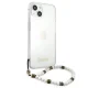 Guess Pearl Transparent dėklas telefonui iPhone 13 6.1\", White Pearl
