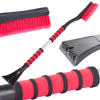 Automobilinis ledo grandiklis ir šluotelė sniegui 2in1, 87 cm