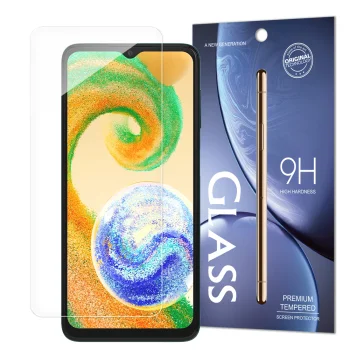 Grūdintas apsauginis stiklas Samsung Galaxy A04s ekranui, 9H