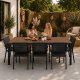 Multigarden Didelis sodo stalas 180x90 cm, rudas