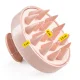 Silicone Scalp Massager Shampoo Brush 4FIZJO, light pink