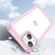 Dėklas Outer Space Case telefonui iPhone 14 Plus su geliniu rėmeliu, rožinis