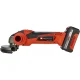 Akumuliatorinis kampinis šlifuoklis Einhell TC-AG 18/115 Li, 18V, 1x 4.0Ah, 115 mm