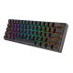 Mechaninė klaviatūra Royal Kludge RK61 RGB, Red Switch, juoda