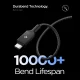 Spigen Essential EB10015CC USB-C į USB-C laidas 100W 150cm, juodas