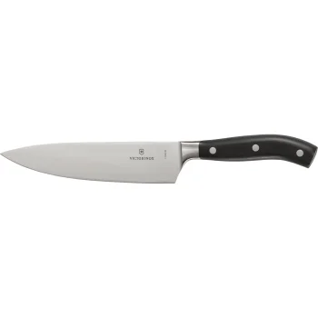 Virtuvinis šefo peilis Victorinox Grand Maître 20 cm, juodas / sidabrinis