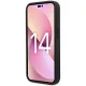 Karl Lagerfeld Saffiano Mono Metal Logo dėklas iPhone 14 Pro Max, pilkas