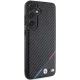 BMW Carbon Tricolor Line MagSafe dėklas Samsung Galaxy S24+ telefonui, juodas