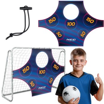 Neo-Sport Precision Target Net for Soccer Goals 215 x 150 cm - Improve Your Accuracy
