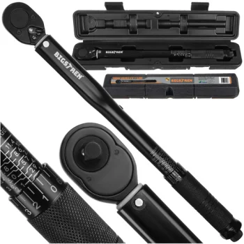 Bigstren 3/8-Inch Drive Click Torque Wrench 7-112 Nm with Case 26079