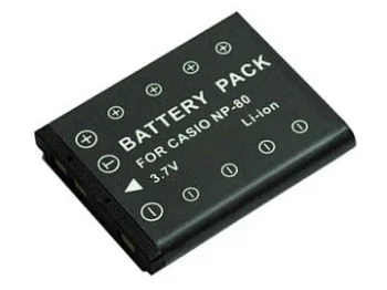 Extra Digital Battery for Casio NP-80 / NP-82