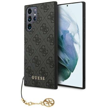 „Guess 4G Charms“ dėklas, skirtas Samsung Galaxy S24 Ultra, juodas