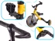 TRIKE FIX MINI vaikiškas triratukas su pedalais 3in1, geltonas
