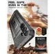 Supcase Unicorn Beetle Pro dėklas Samsung Galaxy S25 FE telefonui, juodas