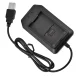 Xbox 360 battery pack with USB charger, 2 pcs, black