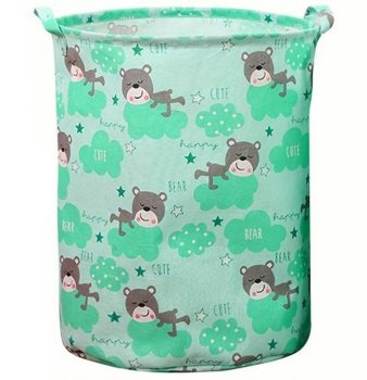 Toy Storage Basket and Organizer, Green