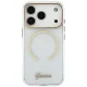 Guess IML Script Metal MagSafe clear case for iPhone 18 Pro / 17 Pro