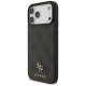 Guess 4G Small Classic Logo MagSafe dėklas iPhone 17 Pro Max, juodas