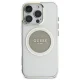 Guess iPhone 16 Pro Max Case IML Metal Colored Circle MagSafe, Gray
