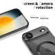 Tech-Protect iPhone 17 Air dėklas MagFlex MagSafe, skaidrus / juodas