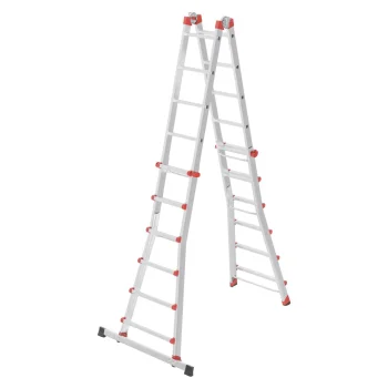Universalios glaustinės kopėčios Hailo M80 4x6 pakopos
