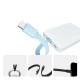 Išorinė magnetinė baterija Cuktech CP132ML 10000mAh, balta