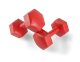 4Fizjo Bitumen Dumbbells, 2 x 3 kg, Red
